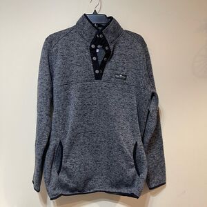 Simply Southern Pullover Long Sleeve Black and Gray Womens L NWOT